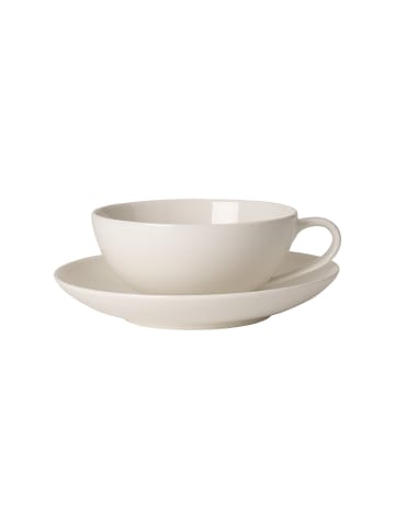 Villeroy & Boch Teetasse mit Untertasse For Me in Weiß 110 ml in weiß