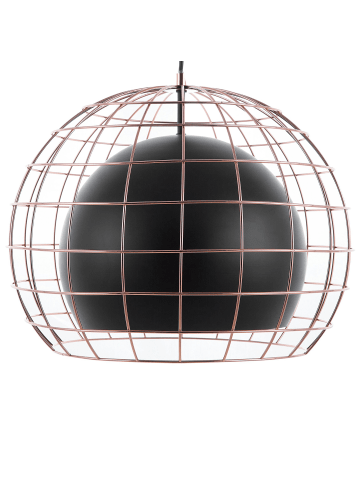 Beliani Pendelleuchten LIRI in Schwarz/Messing - (W) 38 x (H) 128 x (L) 38 cm