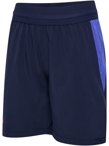Hummel Kurze Hose Hmlblaze26 Kinder in MARINE/CHERRY TOMATO