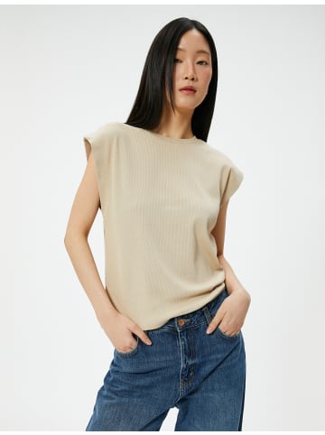 KOTON T-shirt in Beige