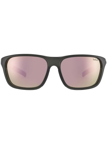 Bollé Sportbrille STRIX in black matte - brown pink polarized
