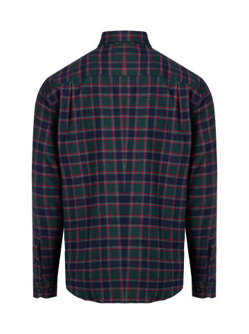 Andrew James Flanellhemd in grün marine - 0008