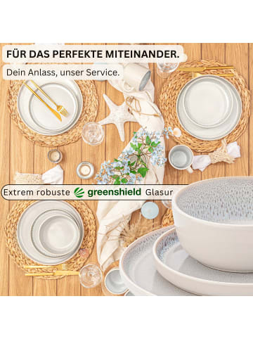 Sänger Tafelservice Kreta - 24 teilig aus Steingut