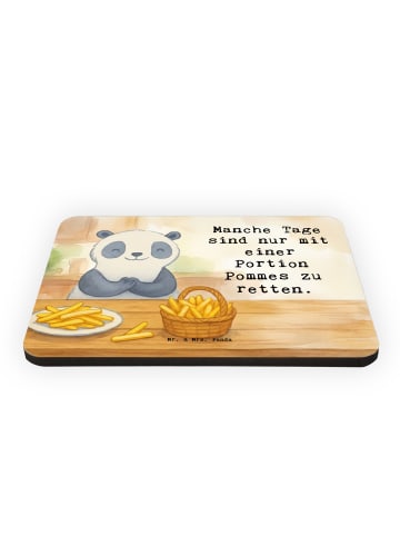 Mr. & Mrs. Panda Kühlschrankmagnet Panda Pommes Gebet Design mit... in Weiß