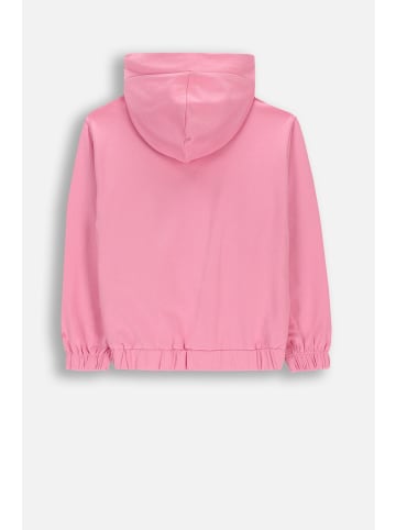 MOKIDA Kapuzensweatjacke in rosa