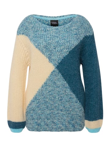 Ulla Popken Pullover in ozean blau