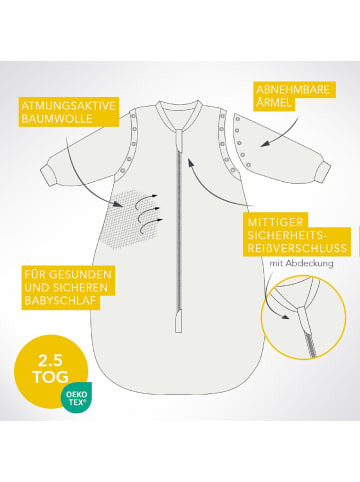 Schlummersack Babyschlafsack, 2.5 TOG in Orange