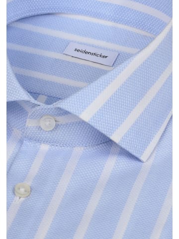 Seidensticker Business Hemd Shaped in Mittelblau