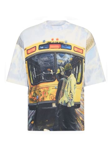 Carlo Colucci Oversize-Shirt Ercolin in Mehrfarbig