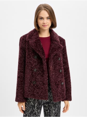 Fuchs Schmitt Kunstfelljacke in aubergine
