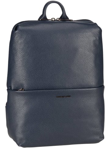 Mandarina Duck Rucksack / Backpack Mellow Leather Squared Backpack FZT38 in Dress Blue