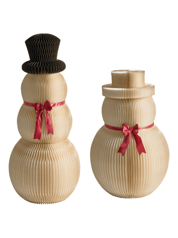 Beliani 2er-Set Dekofigur KLARALVEN in Beige