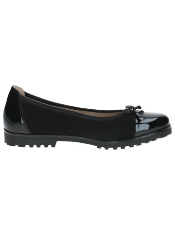 Caprice Ballerina in BLACK SUEDE