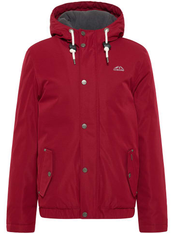 ICEBOUND Herren Winterjacke in Dunkelrot