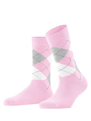 Burlington Socken 1er Pack in Rosa/Weiß/Hellgrau