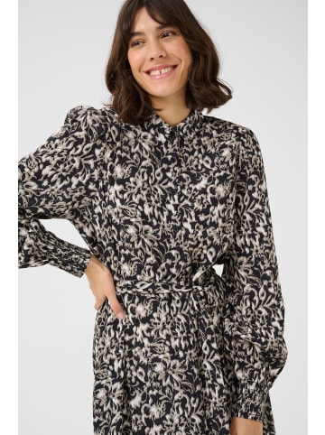 Kaffe Kleid KApollie Regular fit in Black/ElefantS. GraphicFlower