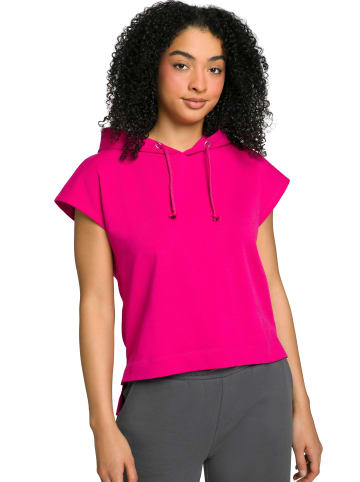 Gina Laura Hoodie-Shirt in orientpink