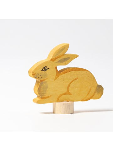 Grimm's Steckfigur Hase sitzend ab 1 Jahr in braun