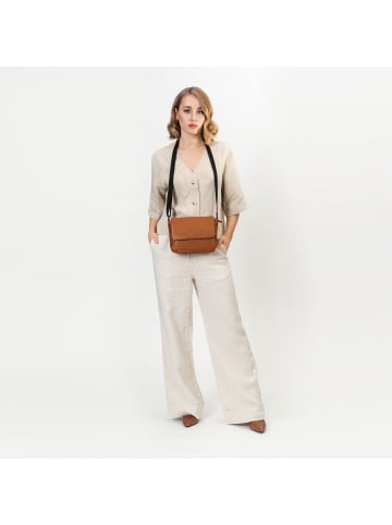 Farmhood Memphis Umhängetasche Leder 22 cm in cognac