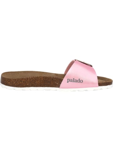 Palado Pantoletten Malta EGS Metallic in Rosa
