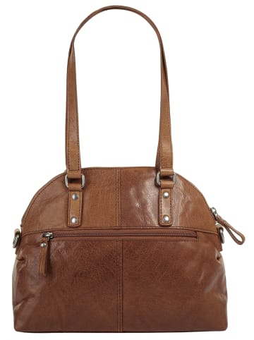 SPIKES & SPARROW Shopper in cognac