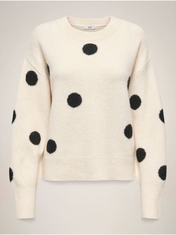 JDY Strickpullover in Cloud Dancer