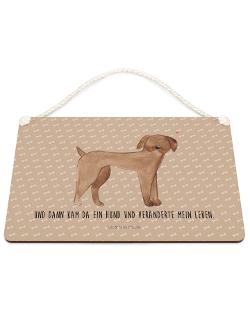 Mr. & Mrs. Panda Schild Hund Dogge mit Spruch in Hundeglück