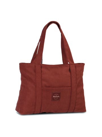 Bench Cord Shopper Tasche 48 cm in rostbraun