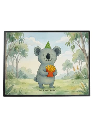 Mr. & Mrs. Panda Tischunterlage Koala Pommes Design ohne Spruch in Weiß