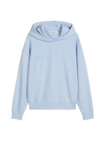 Marc O'Polo Logo-Kapuzensweatshirt relaxed in Soft Sea