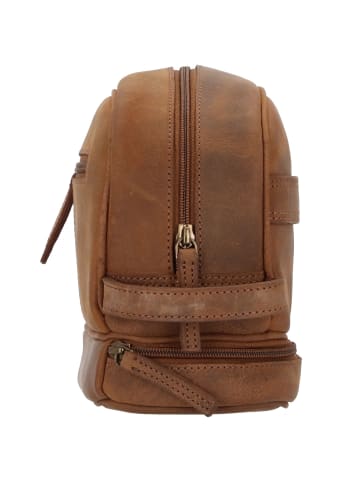 Greenland Nature Montenegro Kulturbeutel Leder 24 cm in natur