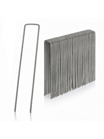 relaxdays 200x Bodenanker in Silber