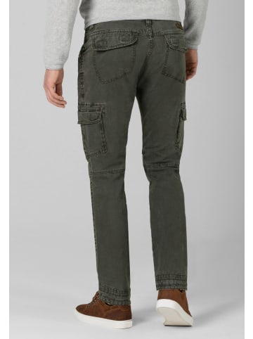 Timezone Cargo Denim Hose Slim Fit Stretch Jeans Regular BenTZ in Grün