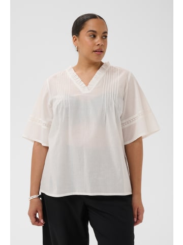 KAFFE curve Langarm-Bluse KCvaleria Regular fit in Chalk