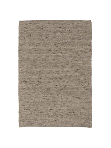 Pergamon Natur Teppich Wolle Alaska Meliert in Grijs