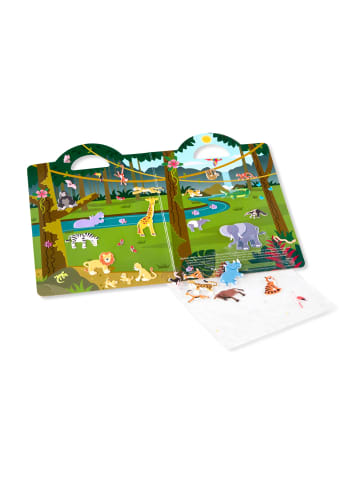 Melissa & Doug Puffy Aufkleberspielset, Safari, mehrfarbig,- ab 3 Jahren