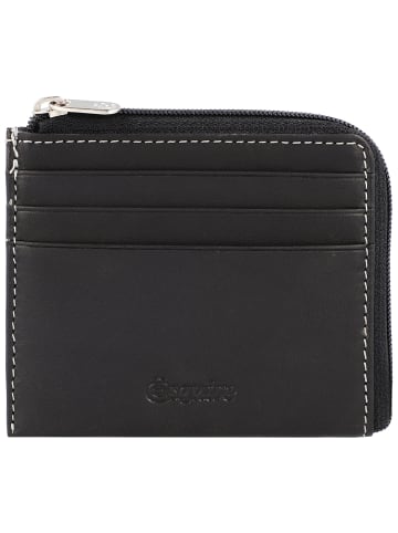 Esquire Oslo Kreditkartenetui RFID Leder 10,5 cm in schwarz