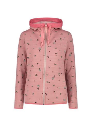 cmp Fleecejacke WOMAN JACKET FIX HOOD in Rose