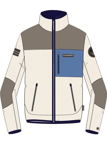 Napapijri Pullover "Yupik Fz 3" in Multicolor