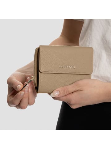 Lazarotti Bologna Leather Geldbörse Leder 12 cm in sand