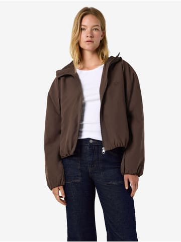 Noisy may Jacke mit Kapuze in Chocolate Brown