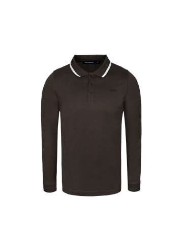 Karl Lagerfeld Poloshirt 745005 in dunkelbraun