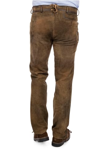 MADDOX Lederhose FLORINUS in braun
