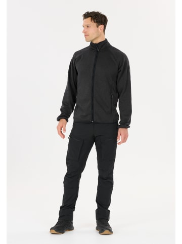Whistler Fleecejacke Wolven in 1111 Black Melange