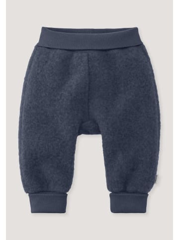 Hessnatur Wollfleece Hose in graphitblau