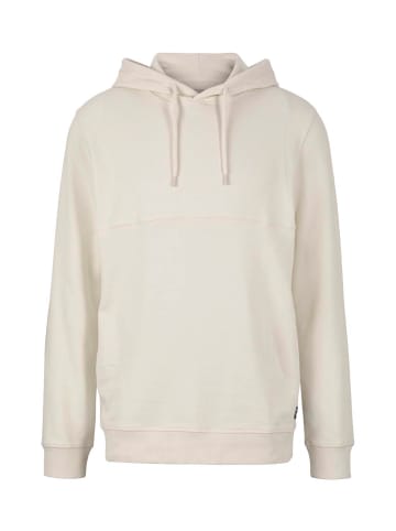 TOM TAILOR Denim Sweatshirt Structure Hoody in Beige