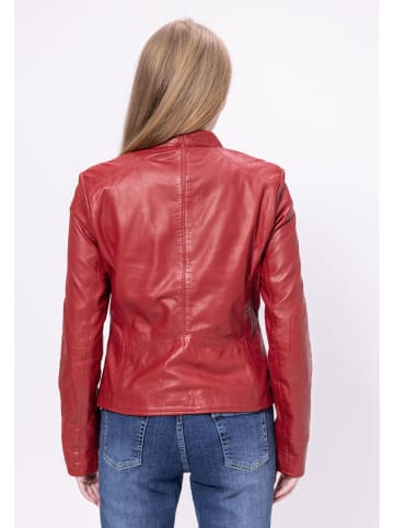 JILANI Damen Lederjacke in Rot