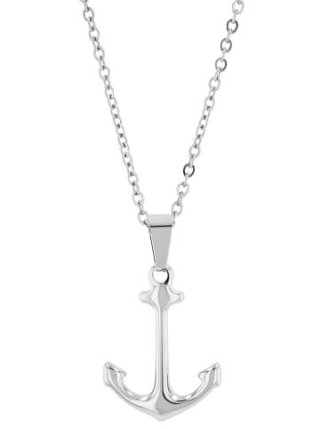 Adeliás Damen Anhänger aus Edelstahl in silber