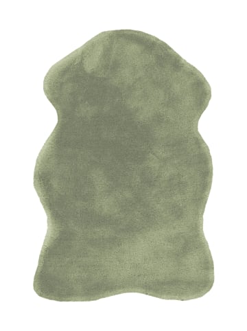 Arte Espina Hochflor Teppich Rabbit Landhaus in mint - asymmetrisch