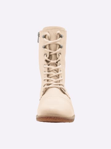 Andrea Conti Schnürstiefelette in creme